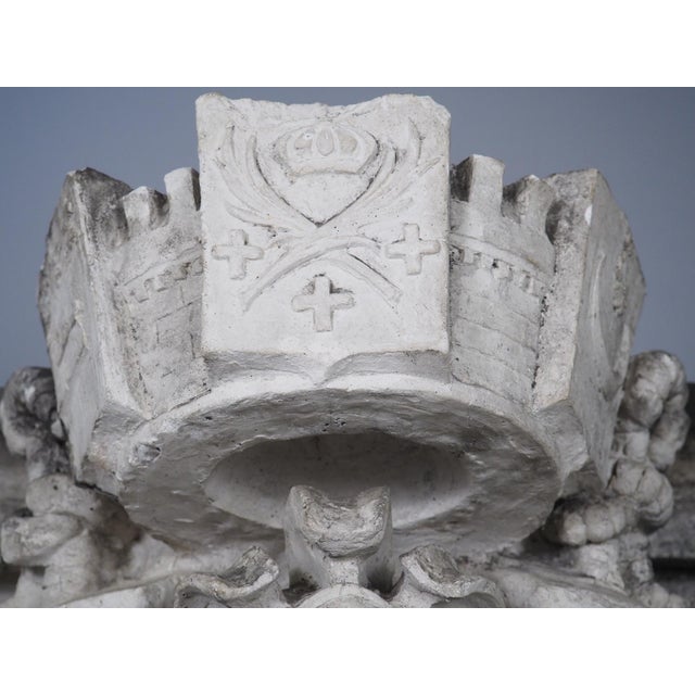 Sculpture Materials 19th C. Plaster Allegorical Personification of the City of Saint-Étienne, France For Sale - Image 7 of 18