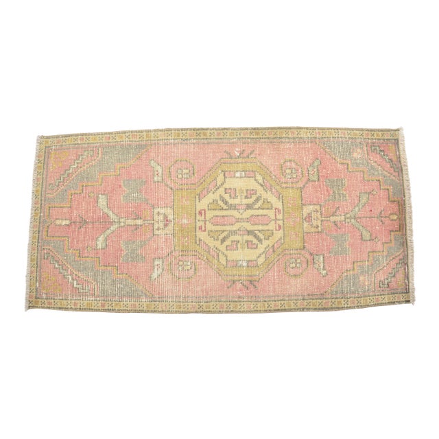 Mid 20th Century Orange Handknotted Wool Carpet For Sale