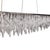 Anthology Quartet Crystal Rain Oval Pendant Lamp For Sale - Image 5 of 9