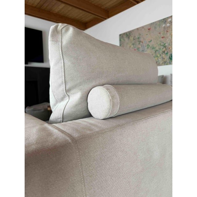 Flexform Italian Campiello Couch - Canvas Color For Sale - Image 9 of 15