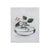 About the painting: this artwork presents a serene composition centered on a simple yet elegant glass vase, partially...