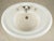 Art Deco Reclaimed Art Deco Enameled Cast Iron Pedestal Sink For Sale - Image 3 of 11