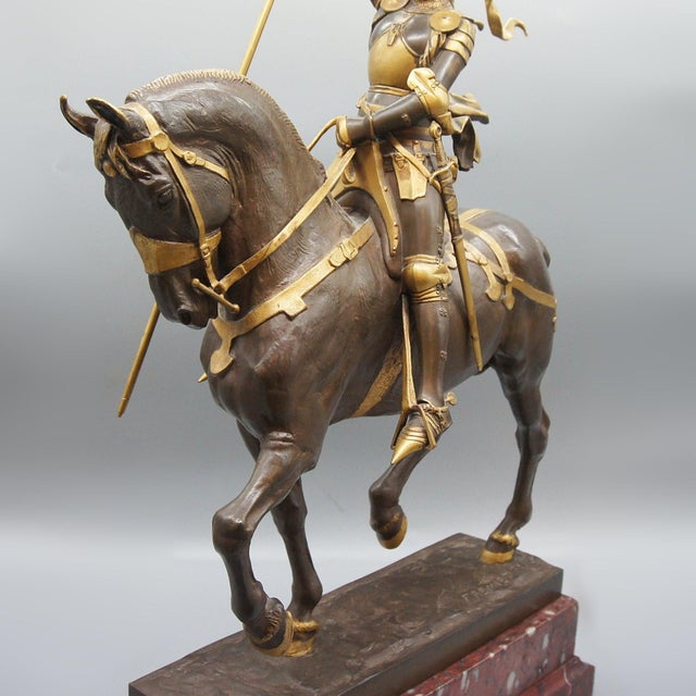 Joan of Arc from Emmanuel Fremiet, 1880s For Sale - Image 10 of 14