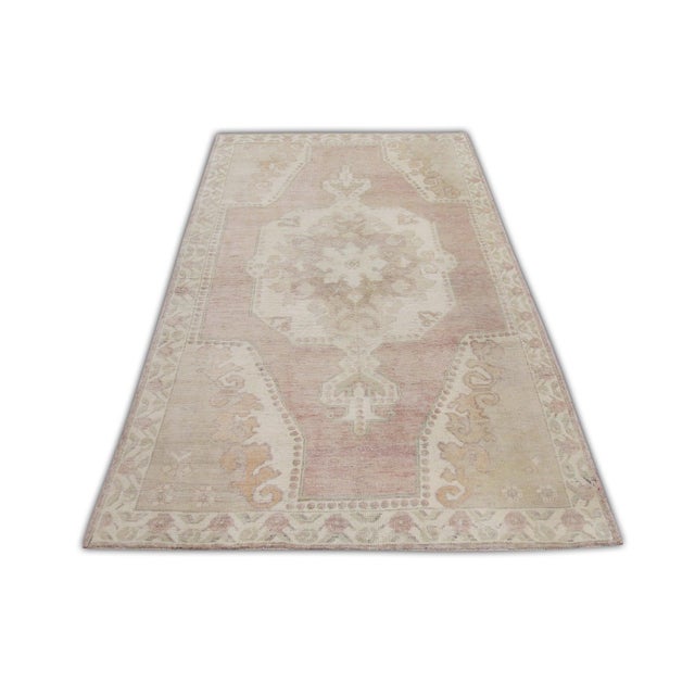 Early 21st Century Oriental Hand Knotted Rug Turkish Anatolian 4'8" x 7'1" For Sale - Image 5 of 6