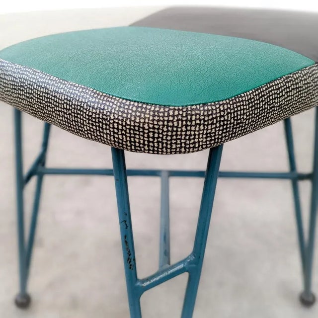 1960s Mid-Century Stool by Miroslav Navrátil for Vertex, Former Czechoslovakia, 1960s For Sale - Image 5 of 9