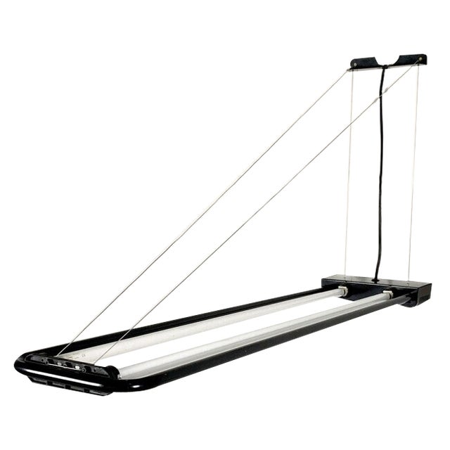 Fluorescent Wall Lamp from Zerbetto, 1980s For Sale