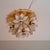 Gold German Lotus Flower Ceiling Light, 1970s For Sale - Image 8 of 18