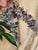 Cream Mid Century Floral Still Life Oil Painting in Period Carved Frame For Sale - Image 8 of 16