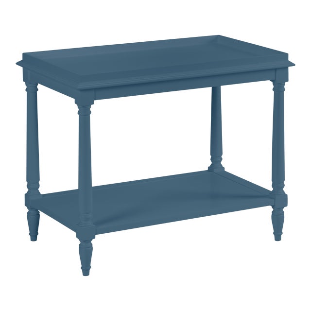 Casa Cosima Revere Side Table Van Deusen Blue Chairish