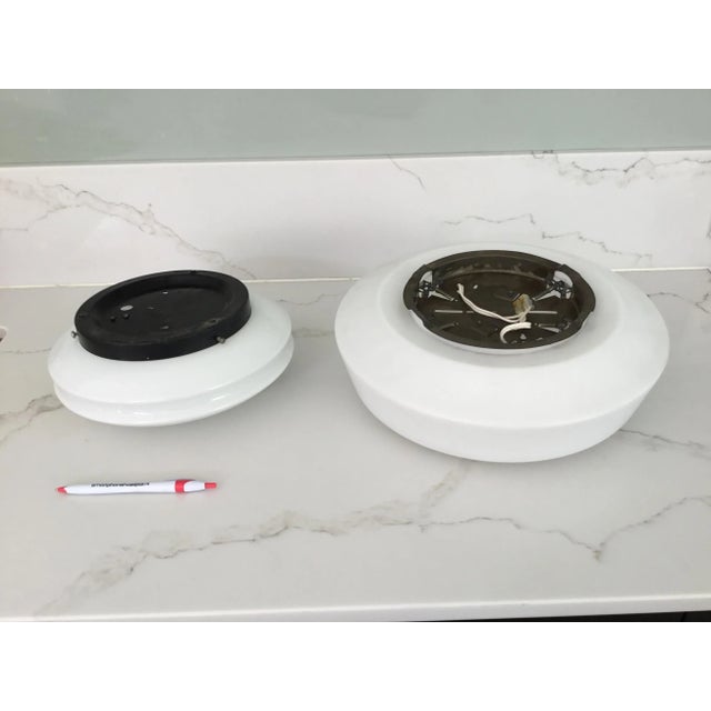 Philips Wall or Ceiling Lamps in Opal Glass from RZB and Philips, Set of 2 For Sale - Image 4 of 5