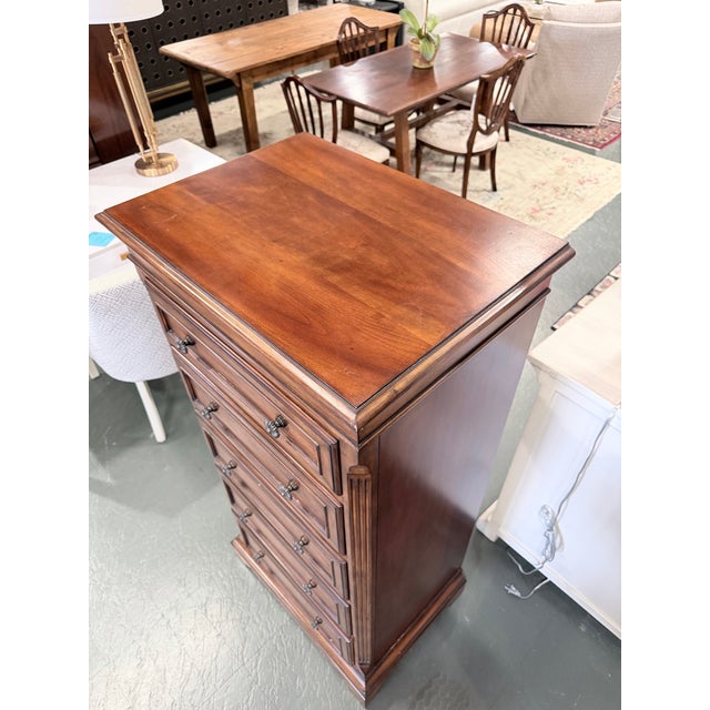 Early 21st Century Ethan Allen Tuscany Chianti Tall Lingerie Chest For Sale - Image 5 of 11
