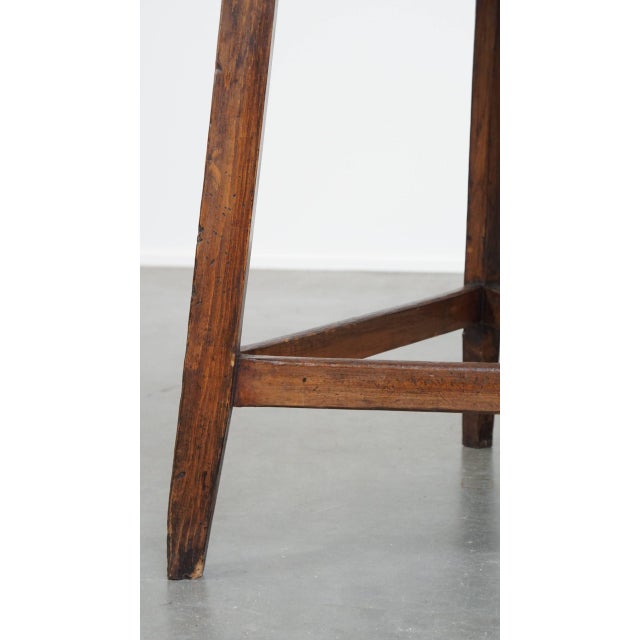 Brown Antique English Side Table in Pine, 1700s For Sale - Image 8 of 12