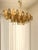 Contemporary Amber and Fumè “Poliedri” Murano Glass Chandelier in Venini Style For Sale - Image 6 of 7