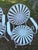 Francois Carre Pair Vintage Francois Carre Sunburst Armchairs, Attributed For Sale - Image 4 of 7