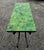 Moroccan Handcrafted Tamegroute Green Mosaic Console Table For Sale - Image 4 of 7