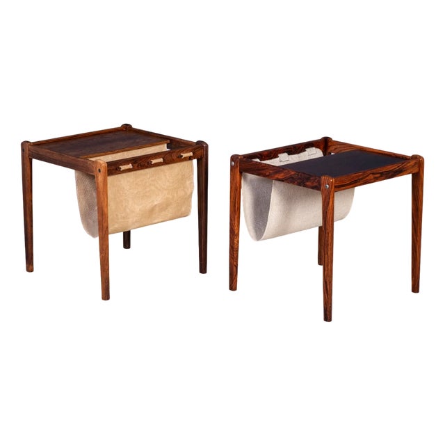 Rosewood Magazine Holders by Brdr. Furbo, 1960s, Set of 2 For Sale