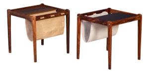 Rosewood Magazine Holders by Brdr. Furbo, 1960s, Set of 2