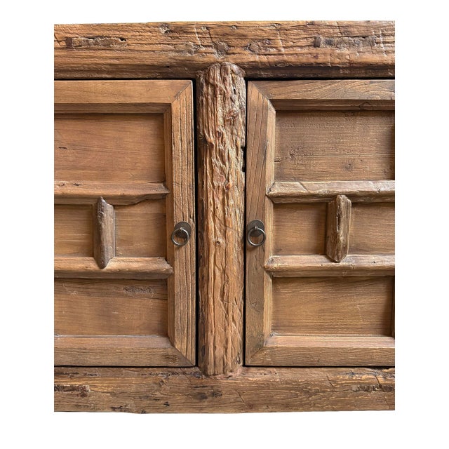 Antique Brick Elm Sideboard For Sale In Los Angeles - Image 6 of 10