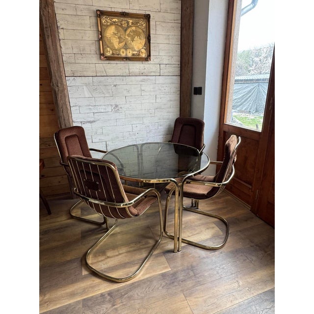 Metal Copper Dining Set from Gastone Rinaldi, 1970s, Set of 5 For Sale - Image 7 of 7