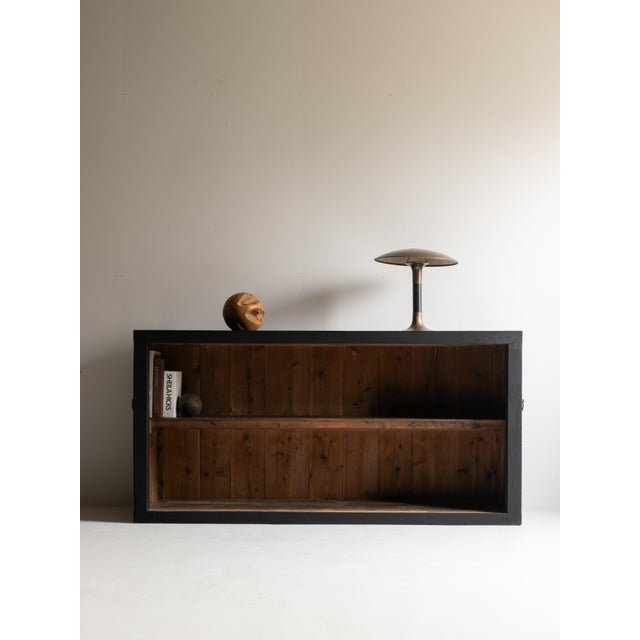 Printmaking Materials Japanese Antique Large Tansu 1860s-1900s / Sideboard Wabi Sabi For Sale - Image 7 of 18