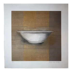 Porcelain Bowl Series Lithograph, Danna Ruth Harvey
