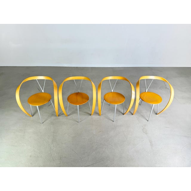 Reverse Chairs by Andrea Branzi for Cassina, Set of 4 For Sale - Image 14 of 17