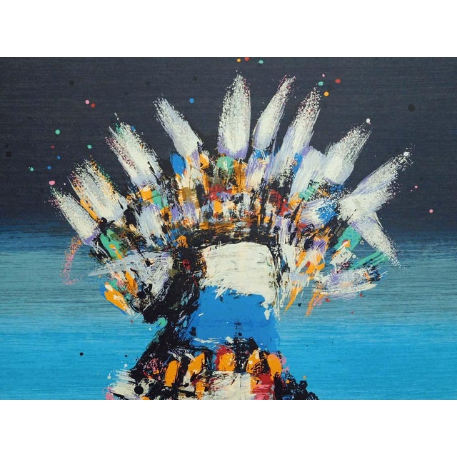 Paper Pablo Antonio Milan "Kuchina Dancer" Serigraph on Paper Hand Signed Make Offer For Sale - Image 7 of 7
