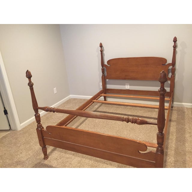 Ethan Allen Four Poster Bedframe Chairish