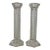 Contemporary Barley Twist Towle Lead Crystal Candle Holders From Austria - A Pair For Sale