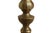 Large Turned Brass Baluster Candlestick Holders, a Pair For Sale In Tampa - Image 6 of 9