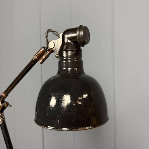Paint Black Table Lamp with Enamel Shade from Rademacher For Sale - Image 7 of 18