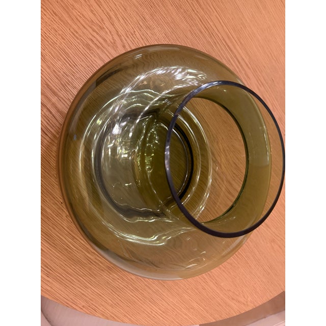 Marimekko Contemporary Marimekko Urna Vase, Olive For Sale - Image 4 of 5