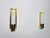 Brass and Opaline Glass Wall Lamps attributed to Glashütte Limburg, 1960s, Set of 2 For Sale - Image 3 of 16