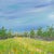 A Walk in the Park Acrylic Painting 8" X 8" Unframed Nature Themed Wall Art For Sale - Image 6 of 7