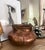 French Country Large Antique Hammered Copper Cauldron For Sale - Image 3 of 9