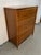 Mid 20th Century Mainline by Hooker Mid-Century Walnut and Brass Five Drawer Highboy Dresser, Attributed For Sale - Image 5 of 15