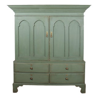 Scottish Gothic Linen Cupboard For Sale