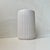 White Art Deco Fluted White Ceramic Vase by L. Hjorth, 1940s For Sale - Image 8 of 10