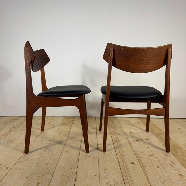 Vintage Teak Chairs from Funder-Schmidt & Madsen, 1960s, Set of 4 For Sale - Image 6 of 8