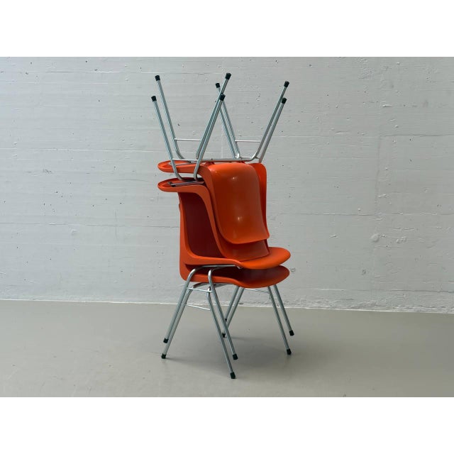 Europa Stacking Chair by Helmut Starke for Embru, 1970s For Sale - Image 13 of 17