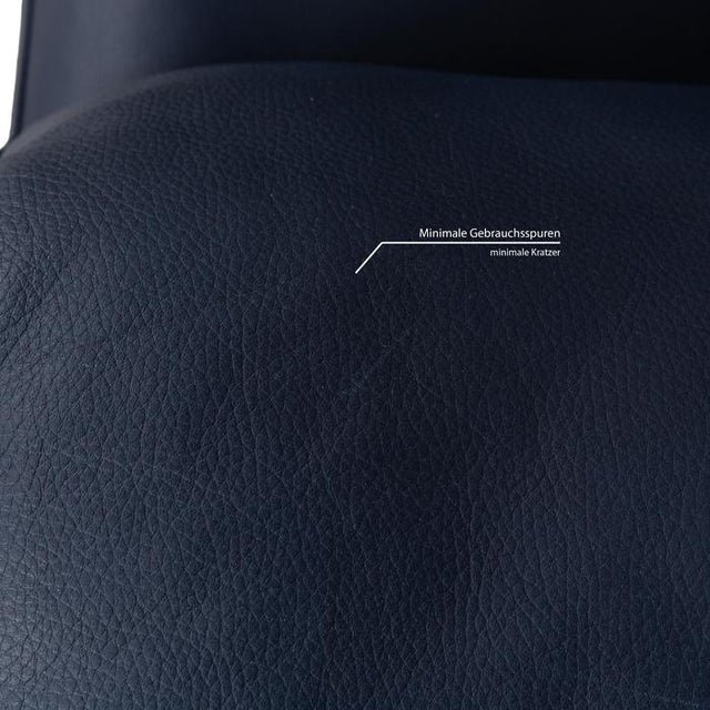 Blue 4000 Two-Seater Sofa in Leather by Rolf Benz For Sale - Image 8 of 16