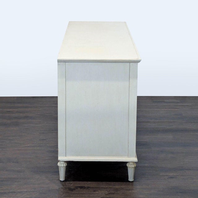2010s Restoration Hardware Maison 6-Drawer Dresser in Antique White For Sale - Image 5 of 11