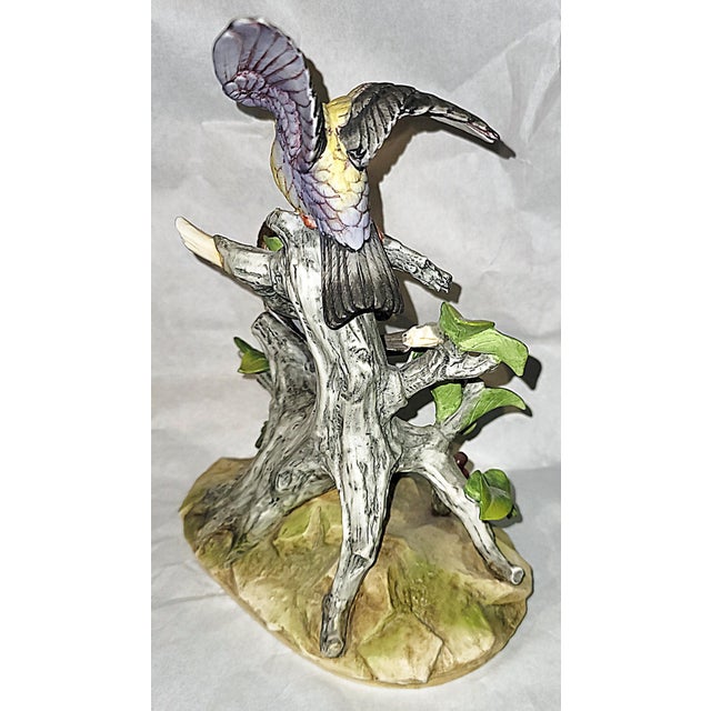 Green 1980s the Goldfinches Figurine by Andrea For Sale - Image 8 of 9
