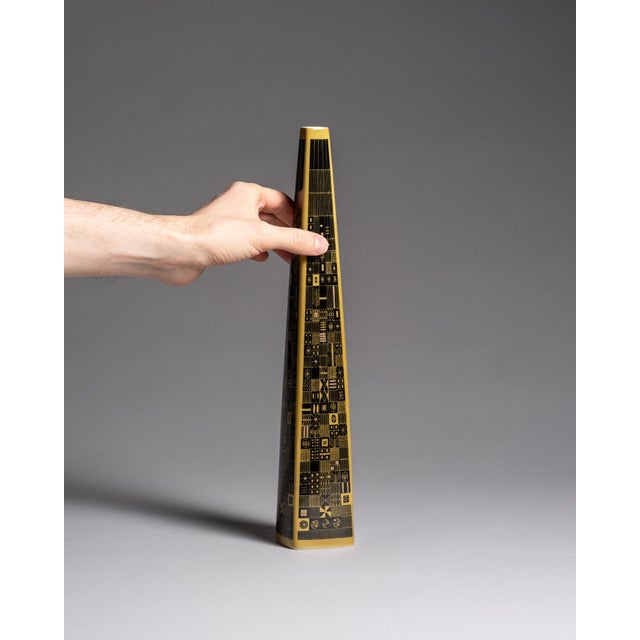 Yellow Model 1703 Porcelain Vase Set by Hans Theo Baumann for Rosenthal, 1964, Set of 3 For Sale - Image 13 of 18