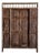 Antique Handcarved Teak Wood Garden Gates – Rustic Indian Architectural Doors 84x59 For Sale