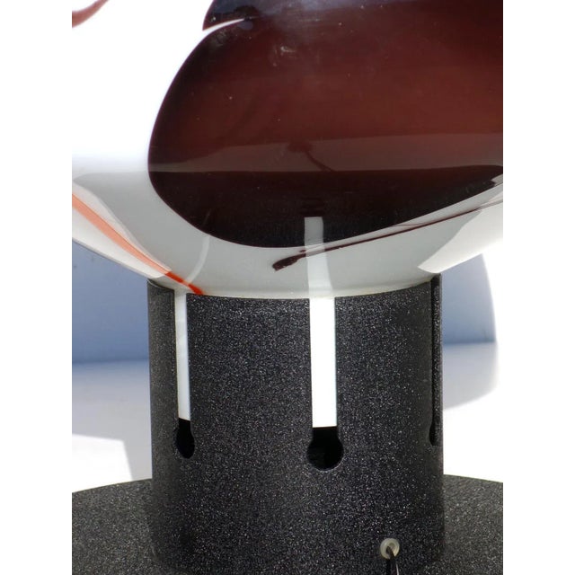 Big Italian Glass Table Lamp from Poliarte, 1970s For Sale - Image 3 of 7