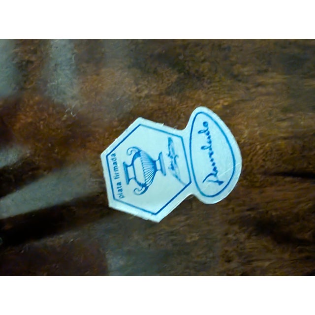 1990s Vintage Spanish Silver Picture Frame For Sale - Image 5 of 7