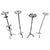 Spanish Gothic Wrought Iron Candlesticks, Late 15th Century, Set of 4 For Sale - Image 15 of 15