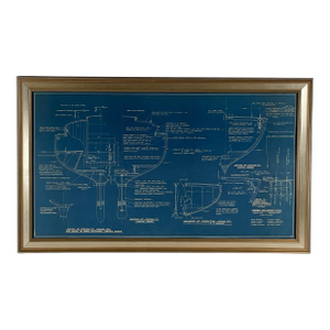 Yankee One Design Class Hull Blueprint