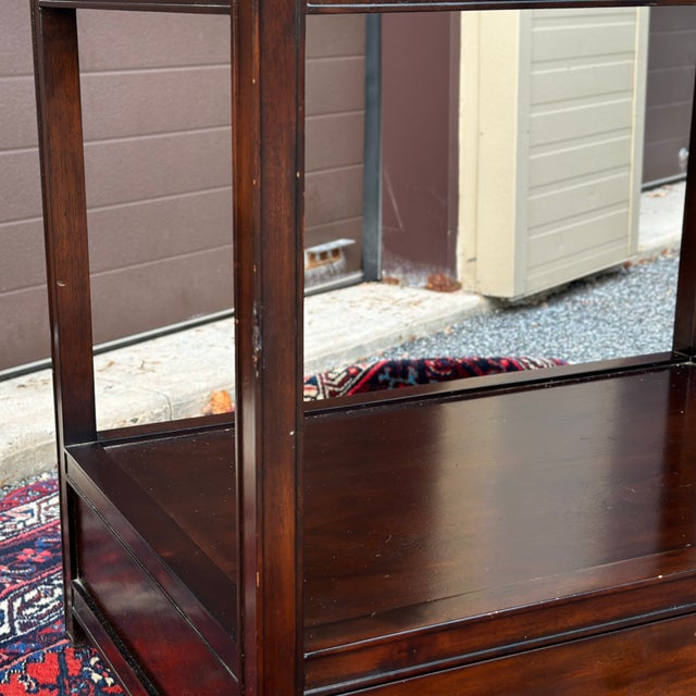 Restoration Hardware Atwood Two Drawer Open Nightstand For Sale In Philadelphia - Image 6 of 12